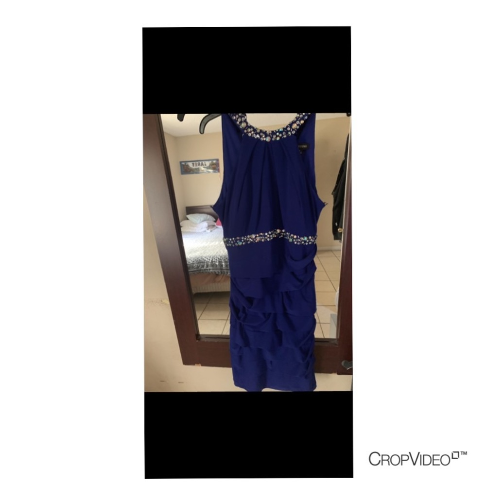 Blue dress